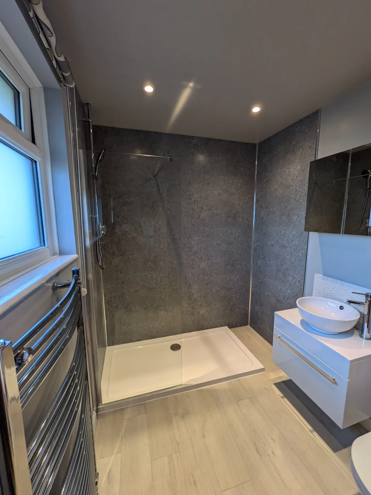 Bathroom fitting and renovation work carried out by Norwich Builders in Norfolk