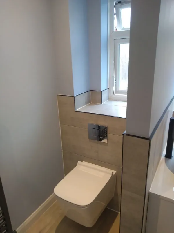 Bathroom fitting and renovation work carried out by Norwich Builders in Norfolk
