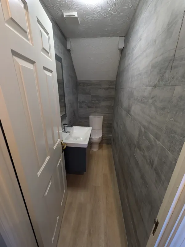 Bathroom fitting and renovation work carried out by Norwich Builders in Norfolk