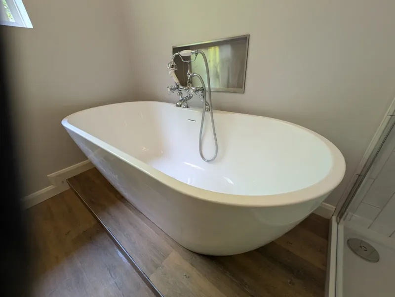 Bathroom fitting and renovation work carried out by Norwich Builders in Norfolk
