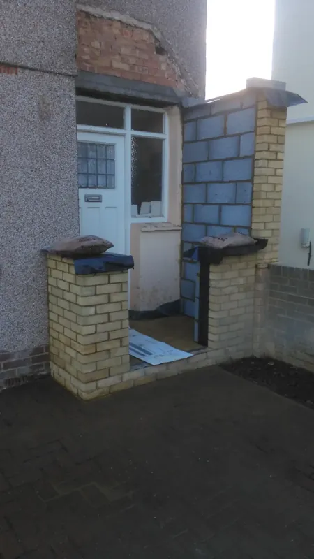 Extension building work carried out by Norwich Builders in Norfolk