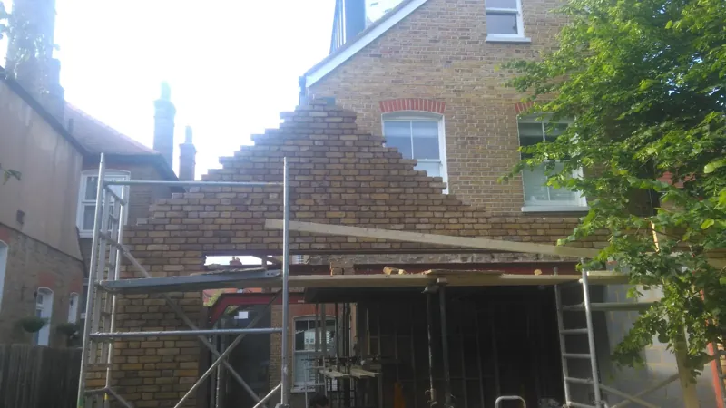 Extension building work carried out by Norwich Builders in Norfolk