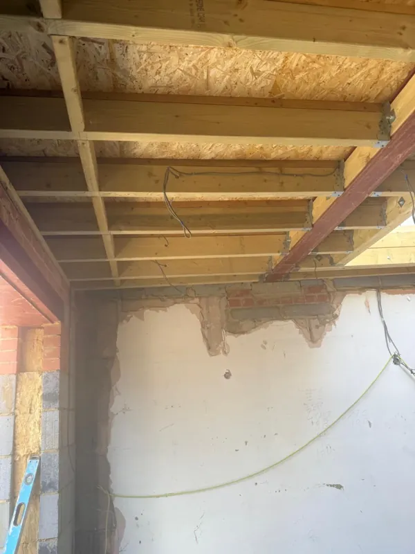Extension building work carried out by Norwich Builders in Norfolk