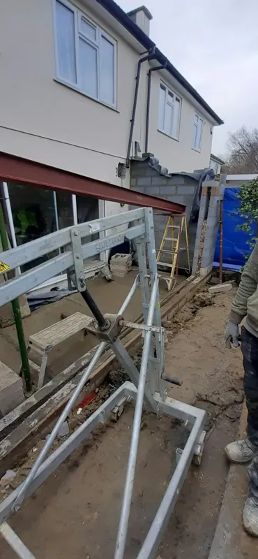 Extension building work carried out by Norwich Builders in Norfolk