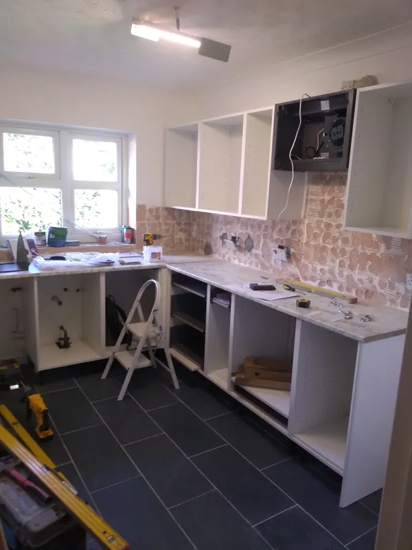 Kitchen fitting and renovation work carried out by Norwich Builders in Norfolk