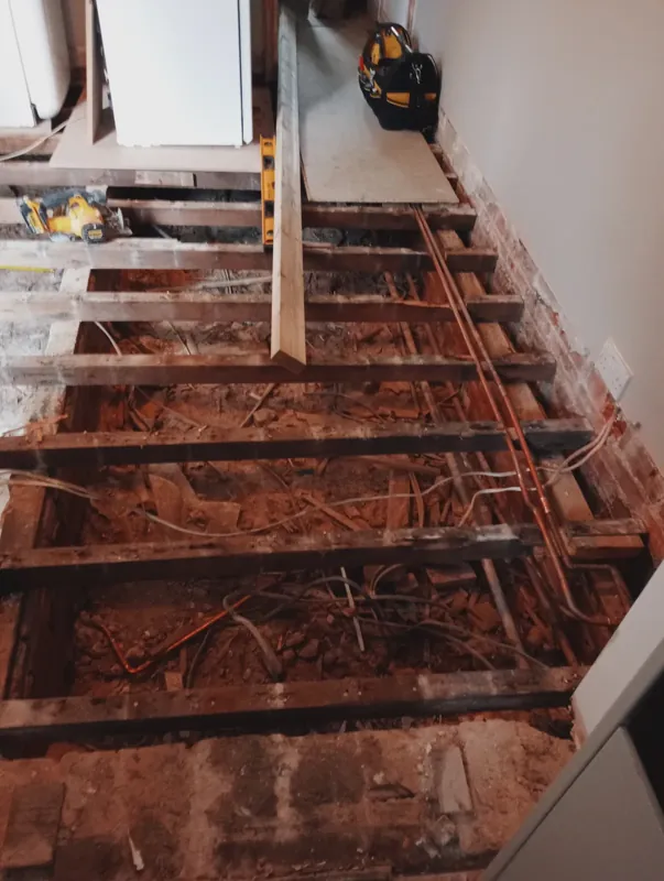 Renovation work carried out by Norwich Builders in Norfolk
